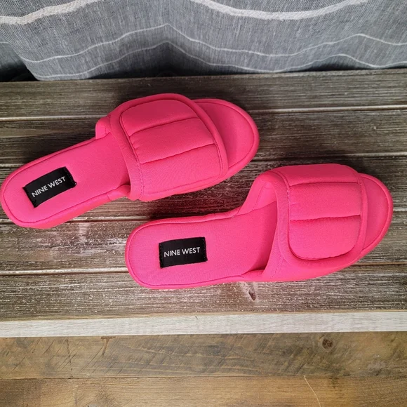 Pink Nine West Slippers Nine West Shoes Nine West Pink Slippers